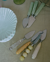 HK Living Cheese Knives Set Of 3 Lemon