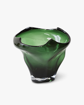 HK Living Folded Mid Vase Emerald