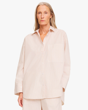 By Malene Birger Derris Shirt Dark Sand Stripe