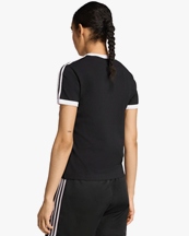 Adidas Originals 3-Stripes Slim T-Shirt Black/White