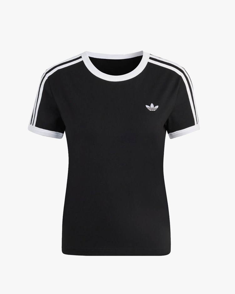 Adidas Originals 3-Stripes Slim T-Shirt Black/White