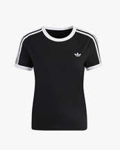 Adidas Originals 3-Stripes Slim T-Shirt Black/White