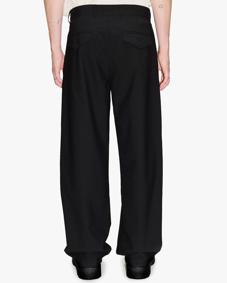 パンツ hope stockholm wind trousers 42 black hope-wind-wide-leg-trousers-