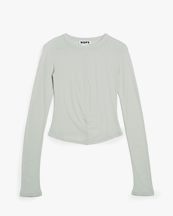 Hope Ripple Longsleeve Pastel Green Crepe Jersey