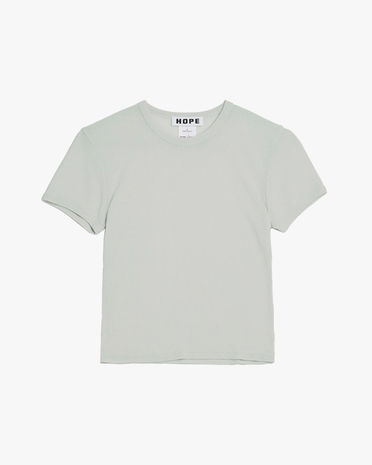HOPE Vile Tee Pastel Green Crepe Jersey