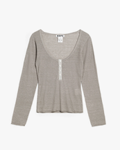 HOPE Stroll Sweater Grey Hemp Rib