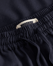 Woodbird Bommy Linen Shorts Navy