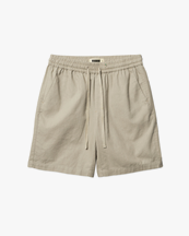 Woodbird Bommy Linen Shorts Stone