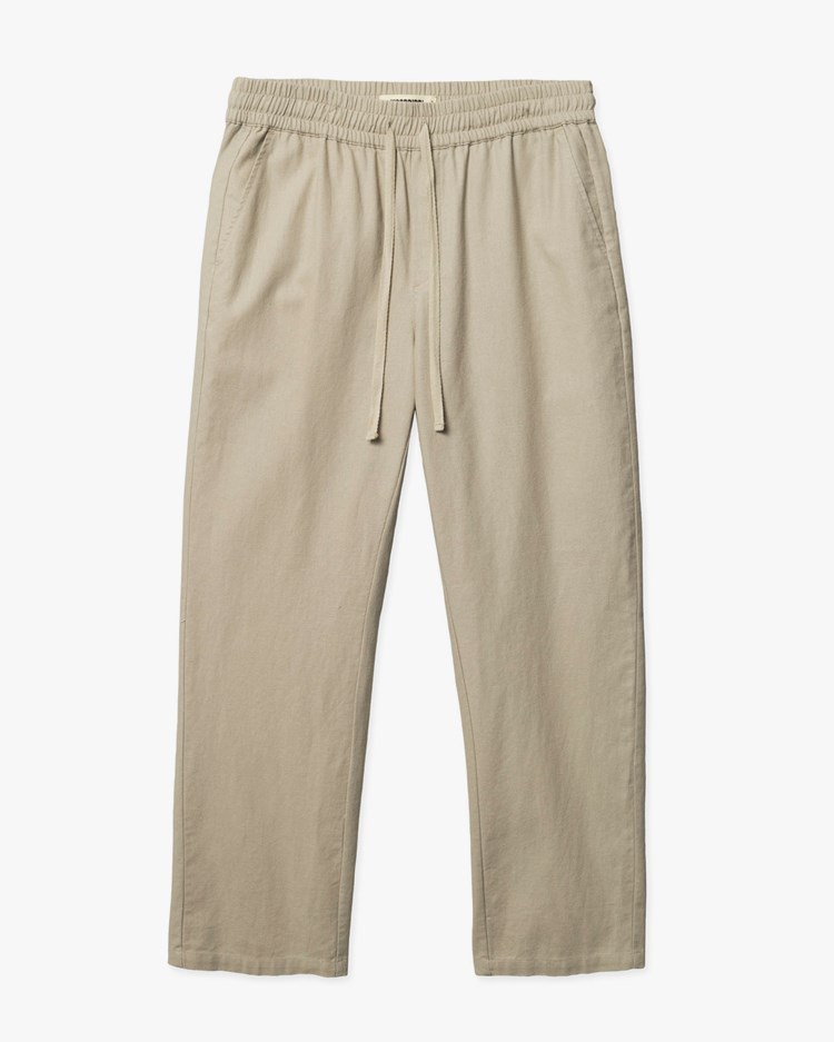 Woodbird Eik Linen Pant Stone
