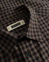 Woodbird Buzo Hang Check Shirt Black Check