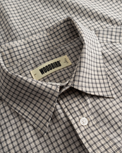 Woodbird Buzo Check Shirt Off White Check
