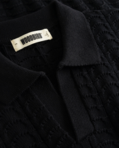 Woodbird Shimo Wave Polo Black