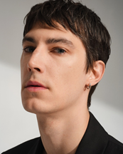 Tom Wood Frame Hoops Small Silver