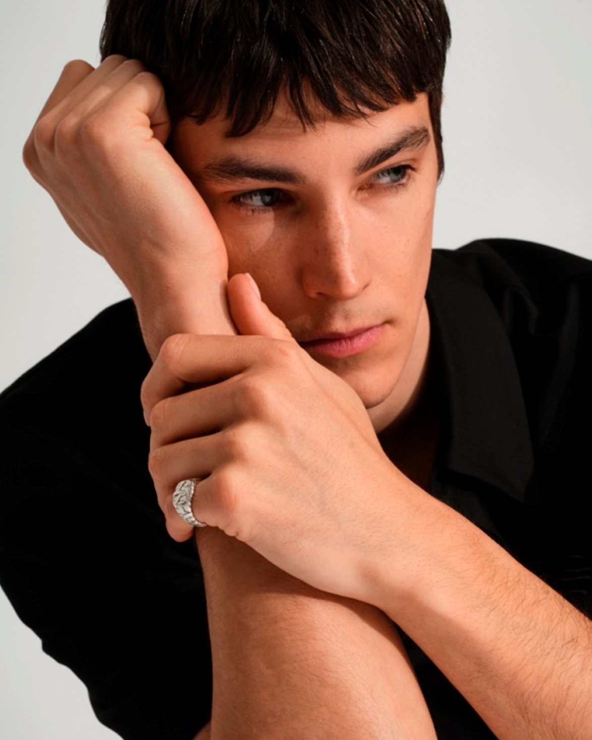 Tom Wood Quilt Ring Small Silver - Vallgatan 12