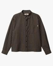 Woodbird Buzo Hang Check Shirt Black Check