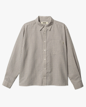 Woodbird Buzo Check Shirt Off White Check