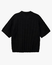 Woodbird Shimo Wave Polo Black