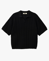 Woodbird Shimo Wave Polo Black