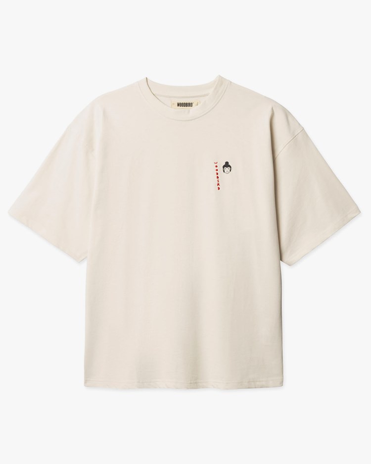 Woodbird Beam Suma Tee Off White