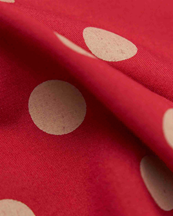 Universal Works Scout Scarf Dot Print Red