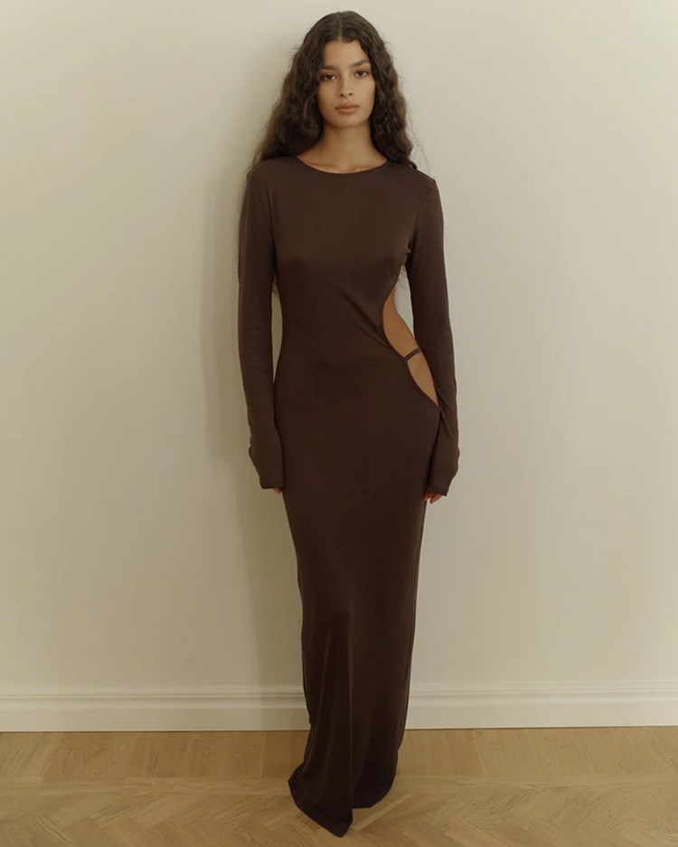 Bare Aurelia Dress Umber
