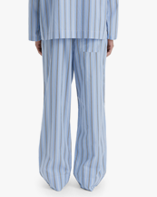 Tekla Poplin Pyjamas Pants Stave Stripes