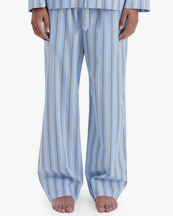 Tekla Poplin Pyjamas Pants Stave Stripes