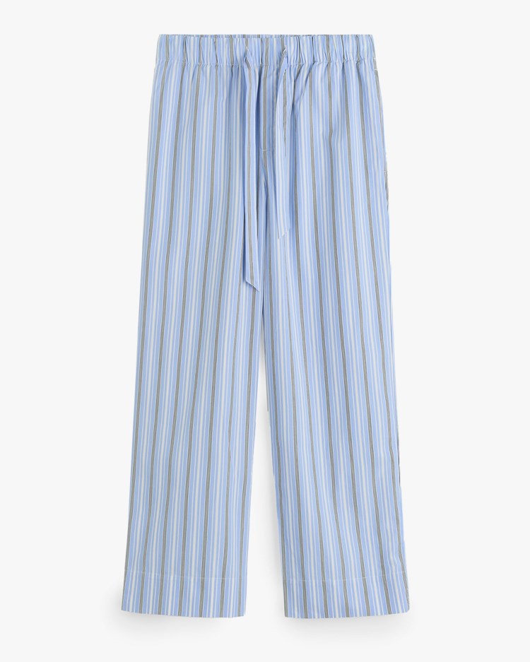 Tekla Poplin Pyjamas Pants Stave Stripes