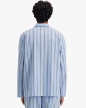 Tekla Poplin Pyjamas Shirt Stave Stripes