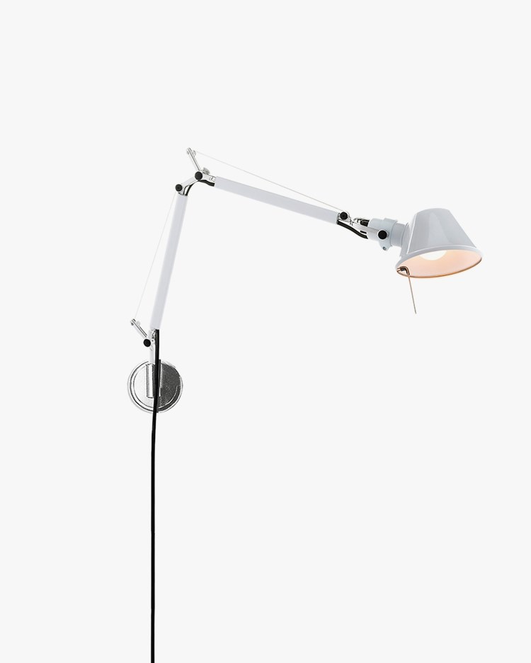 Artemide Tolomeo Micro Wall Lamp Glossy White