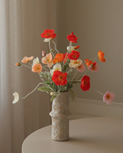 Botané Wild Poppy Dance Bouquet Red/Pink/Coral Redpinkcoral