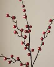 Botané Winterberry Branch Dark Red