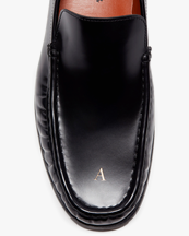 Acne Studios Leather Loafers Initials
