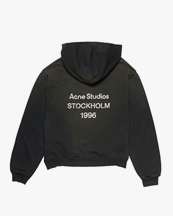 Acne Studios Hooded Stamp Logo Sweater Black