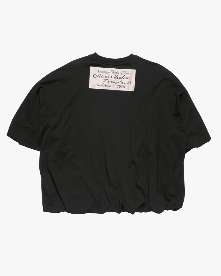 Acne Studios Puffy Back Patch T-Shirt Black