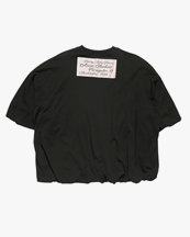 Acne Studios Puffy Back Patch T-Shirt Black