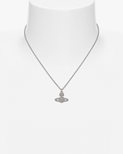 Vivienne Westwood Grace Bas Relief Pendant Necklace Platinumcrystal