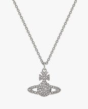 Vivienne Westwood Grace Bas Relief Pendant Necklace Platinumcrystal
