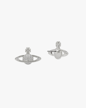 Vivienne Westwood Mini Bas Relief Earrings Platinumcrystal