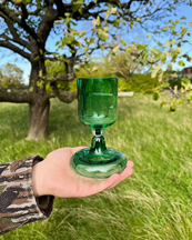 Gustaf Westman Chunky Beer Glass Transparent Green