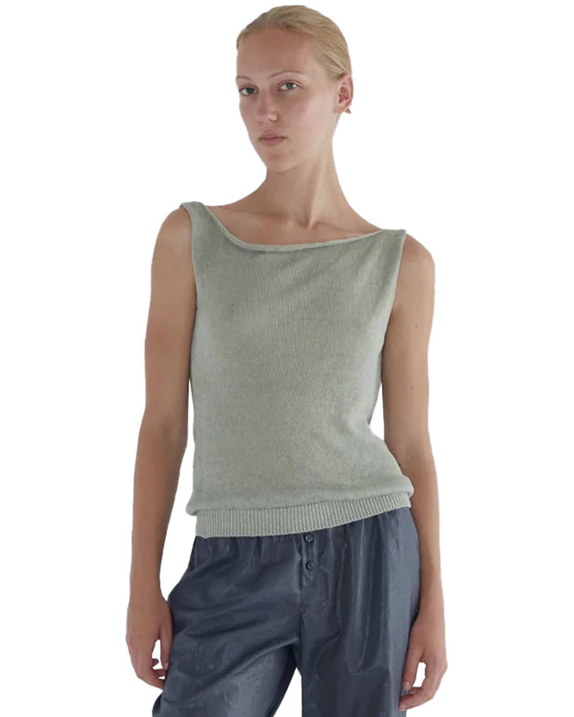 Paloma wool グレー バックオープンタンクトップ Paloma Wool ウィメンズ タンクトップ & キャミソール | SSENSE 日本