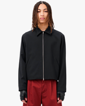 Our Legacy Mini Jacket Black Worsted Wool