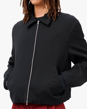 Our Legacy Mini Jacket Black Worsted Wool