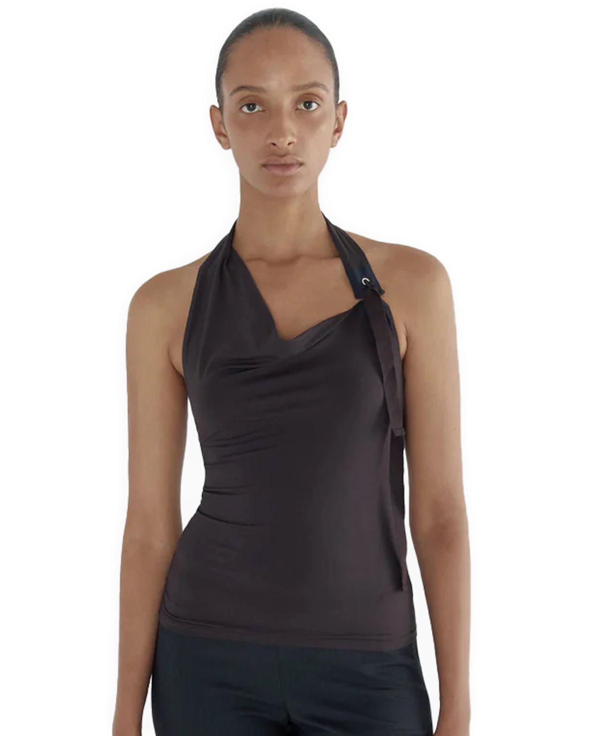 paloma wool ブラウン ホルターネック タンクトップ Paloma Wool: Brown Simulet Tank Top | SSENSE