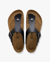Birkenstock Ramses Wire Buckle Leather Vintage Wood Black