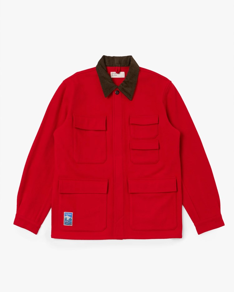Universal Works Military Fatigue Jacket Red