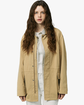 Dunst Chore Work Jacket Beige