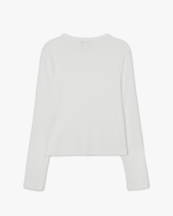 Dunst Henry Longsleeve T-Shirt Off White
