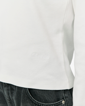 Dunst Henry Longsleeve T-Shirt Off White