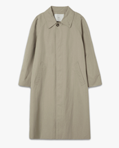 Dunst Refined Mac Coat Khaki
